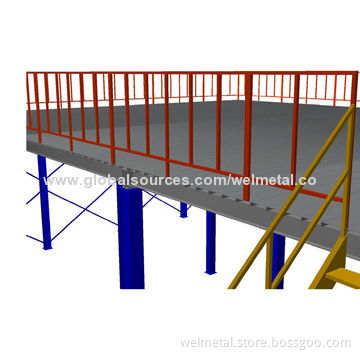 Steel working platform